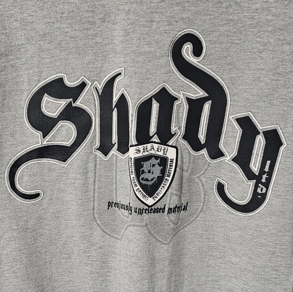 Vintage Y2K Shady LTD | Men’s Grey Heavyweight Short Sleeve Tee, Size Large - Picture 6 of 6